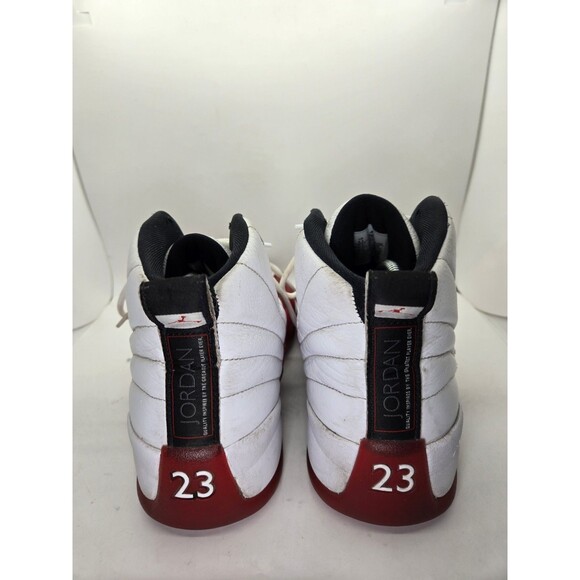 Jordan 12 Retro Cherry Shoes Men\'s 9.5 White Red Basketball Athletic OG Sneakers main image 4